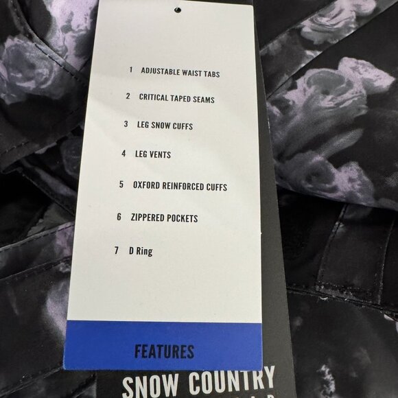 Snow Country Outerwear Rider Pant Womens 2XL Snow Ski Floral NWT PT-2666 - Picture 11 of 15